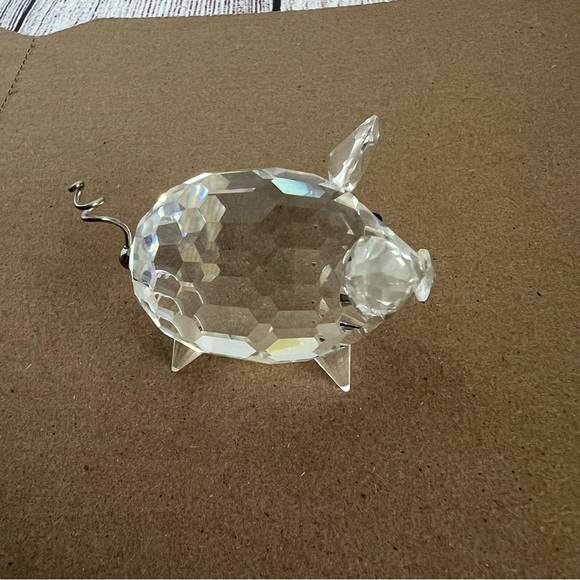 SWAROVSKI Mini Crystal Pig Figurine - Picture 1 of 7